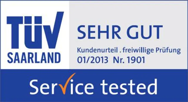 Bild: Deutschlands erster Digitalisierungsspezialist mit TÜV-Service-tested-Zertifikat