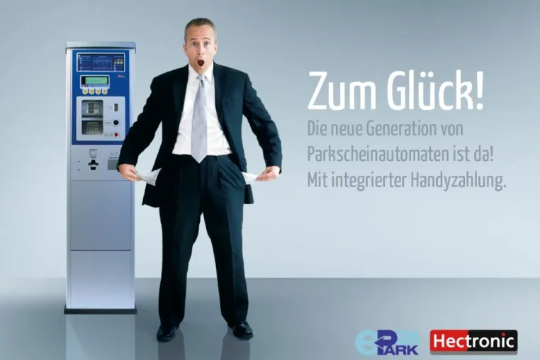 Bild: An zentralen Parkuhren mit dem Handy bezahlen - dank Zusammenarbeit von ePark24 und Hectronic