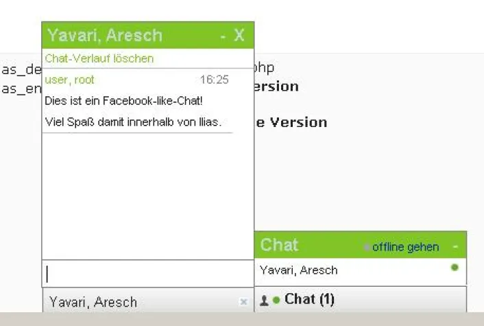 Bild: Plugin "Embedchat" für ILIAS