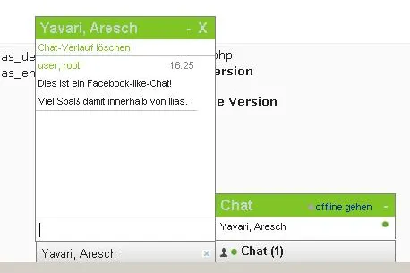 Plugin "Embedchat" für ILIAS Bild: Plugin "Embedchat" für ILIAS