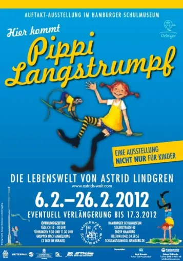 Bild: Einzigartige Astrid-Lindgren-Ausstellung ab 6. Februar in Hamburg