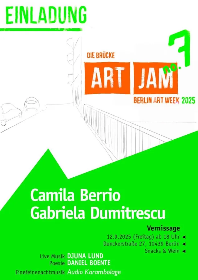 Einladung zur Vernissage Die Brücke Art Jam No. 7 (© Krzysztof Dębicki)