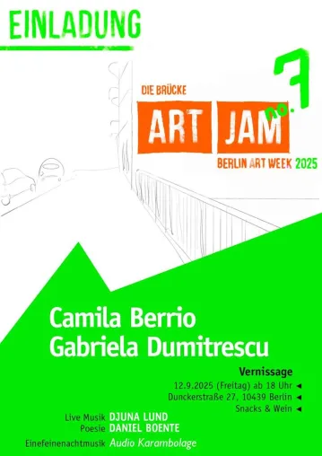 Die Brücke Art Jam No. 7 - Vernissage Bild: Die Brücke Art Jam No. 7 - Vernissage