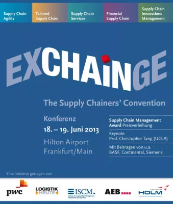 Bild: Neue internationale Fachkonferenz: EXCHAiNGE – The Supply Chainers’ Convention