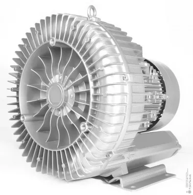 Bild: Seitenkanalverdichter - Schüttgut durch Luftstrom transportieren