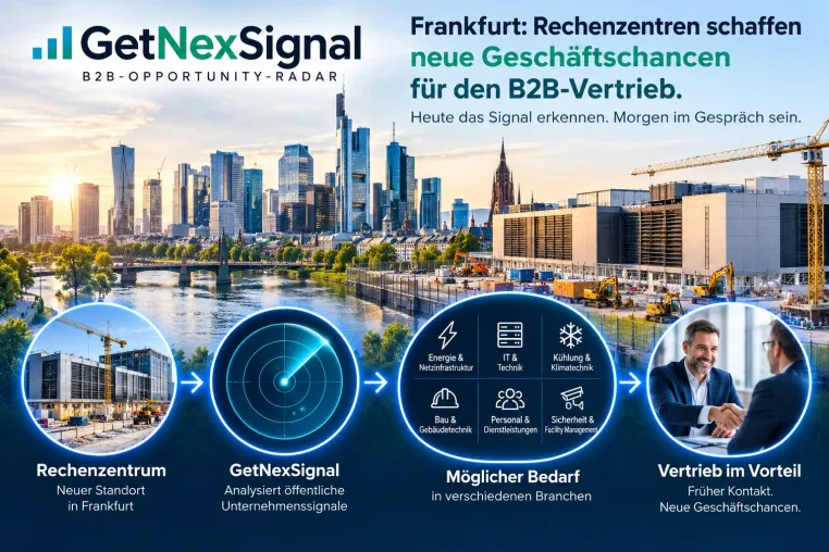 Bild: Frankfurt: Rechenzentren schaffen neue Geschäftschancen für den B2B-Vertrieb