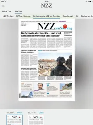 Bild: TDSoftware launcht App der NZZ mit neuen Lesemodi