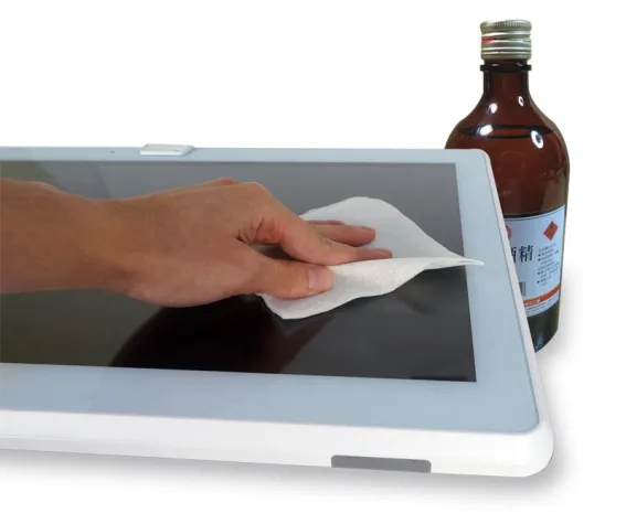 Bild: Panel PC mit hygienischer Oberfläche