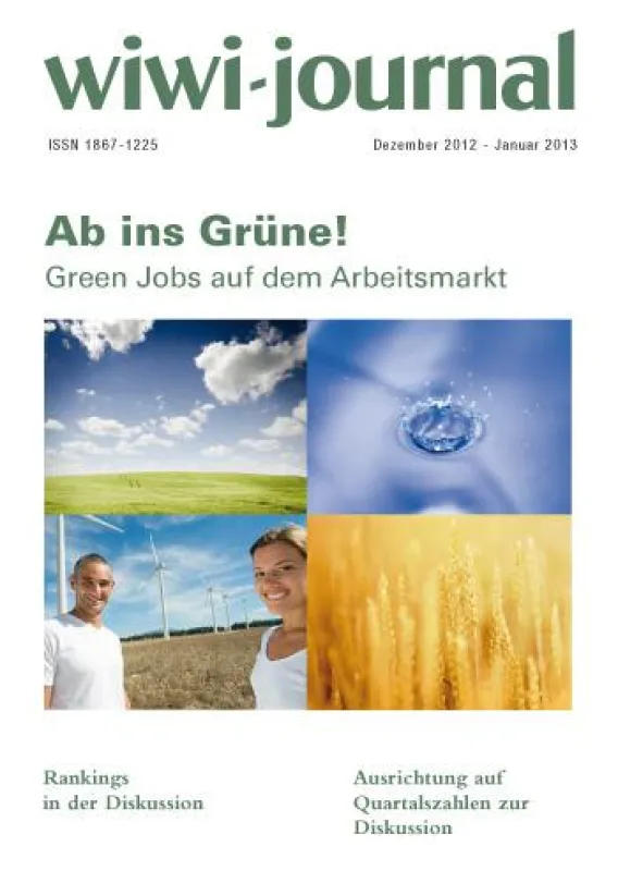 Das neue WiWi-Journal zum Thema Energie und Nachhaltigkeit