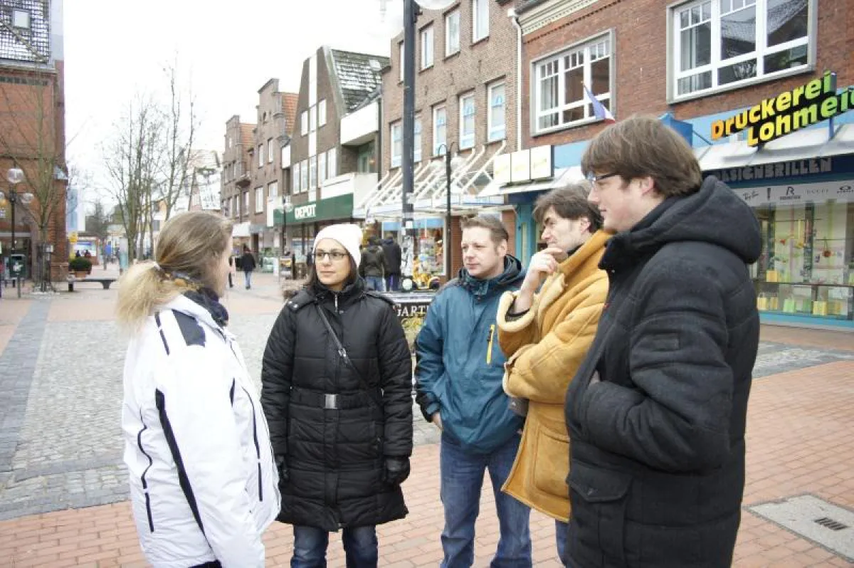 v.l. Jasmin Wenger, Serpil Midyatli, Matthias Wenger, Martin Klimach-Dreger, Jonas Kramer   Foto:HFR