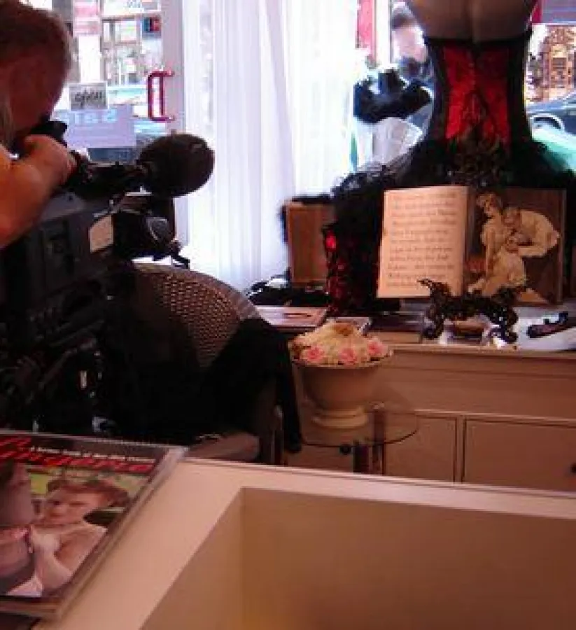 am Set in der Reizschmiede