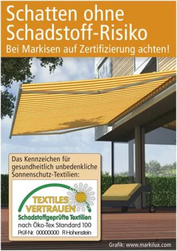 Bild: Schatten ohne Schadstoff-Risiko