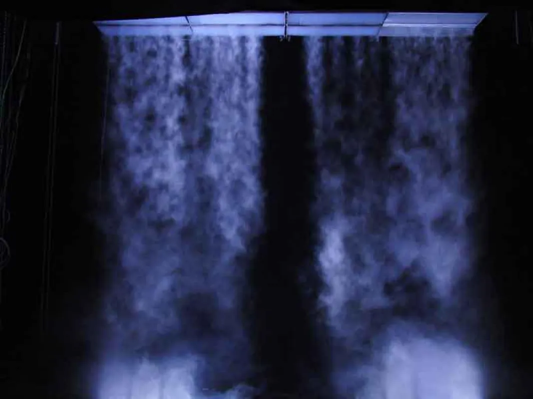 Nebelgrafiksystem „fog projection screen“ von watershow.de (Foto: watershow.de)