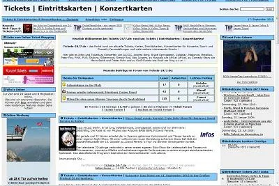 Bild: Relaunch vom TicketPortal Tickets-247.de erfolgreich