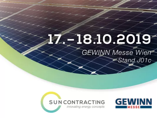 Bild: Sun Contracting AG: Erster Auftritt auf der Gewinn Messe Wien