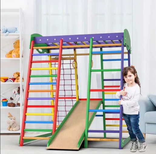 Bild: Wenn Kinder einfach wieder Kinder sein dürfen - Indoor Klettergerüste aus Holz