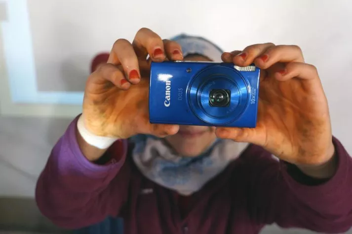 Bild: Moderne Medientechnik im Atlasgebirge