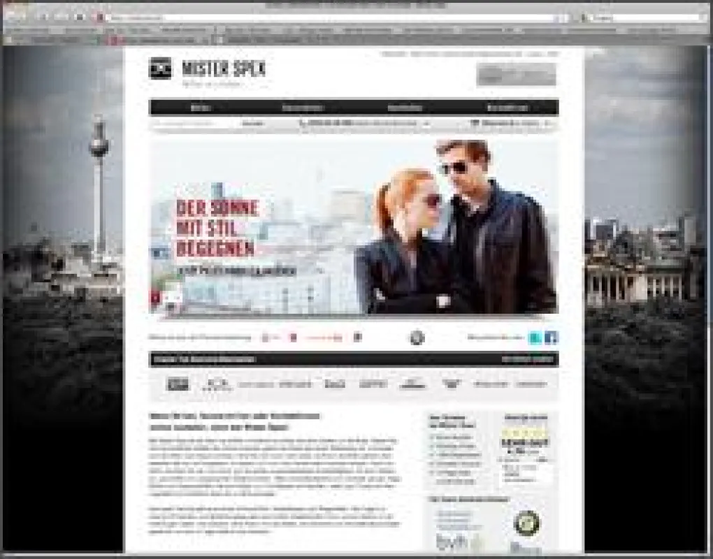 Mister Spex im neuen Design