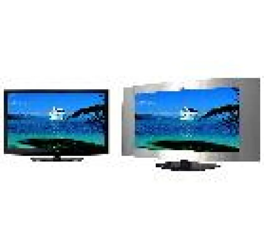 Plasma-TV mit dioVision® top, Design: Wave, Material: Edelstahl gebürstet. Quelle: dioVision.