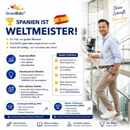 Bild: Spanien ist Weltmeister – und auch beruflicher Erfolg beginnt mit einer klaren Entscheidung
