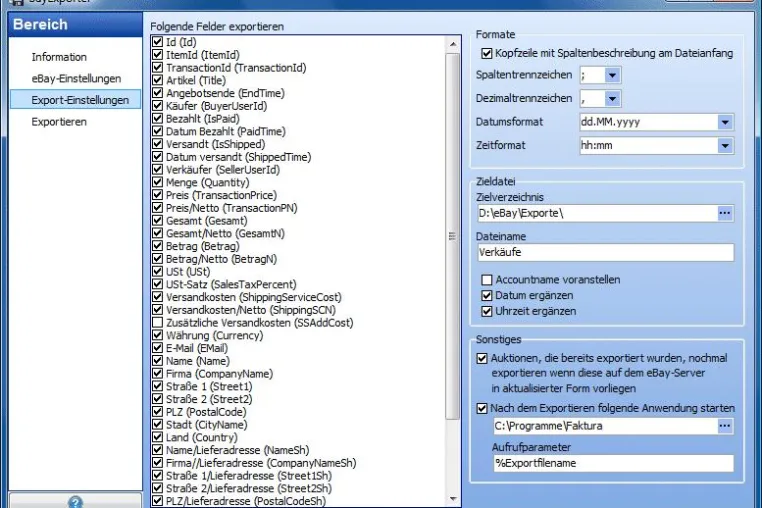 eBay- und Online-Shop-Verkäufe gemeinsam abwickeln mit BayOrganizer oder BayExporter Bild: eBay- und Online-Shop-Verkäufe gemeinsam abwickeln mit BayOrganizer oder BayExporter