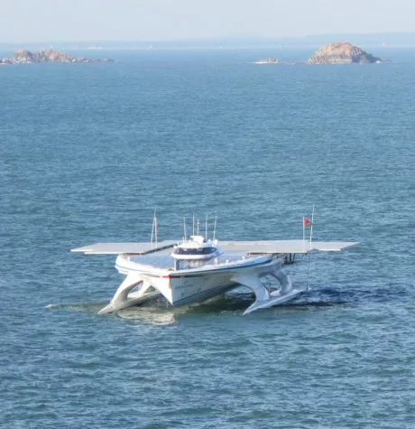 Bild: PlanetSolar wird ihre Weltreise am 4. Mai 2012 in Monaco beenden