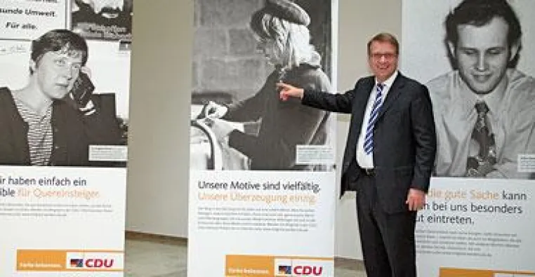 Bild: CDU wirbt mit Jugendfotos - shipyard entwickelt Imagekampagne für die CDU Deutschlands