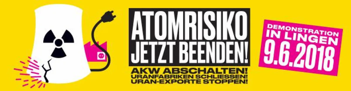 Ankündigung der Demonstration in Lingen