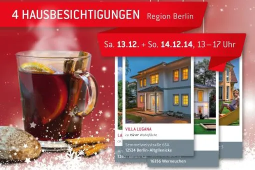 Bild: Die Vielfalt des Hausbaus erleben | Adventsbesichtigungen von Roth-Massivhaus am 13./14. Dezember