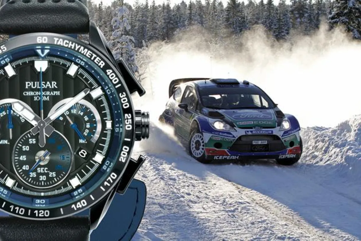Winterliche Farbvielfalt im sportlichen Design – Pulsars WRC-Chronograph PU2015X1