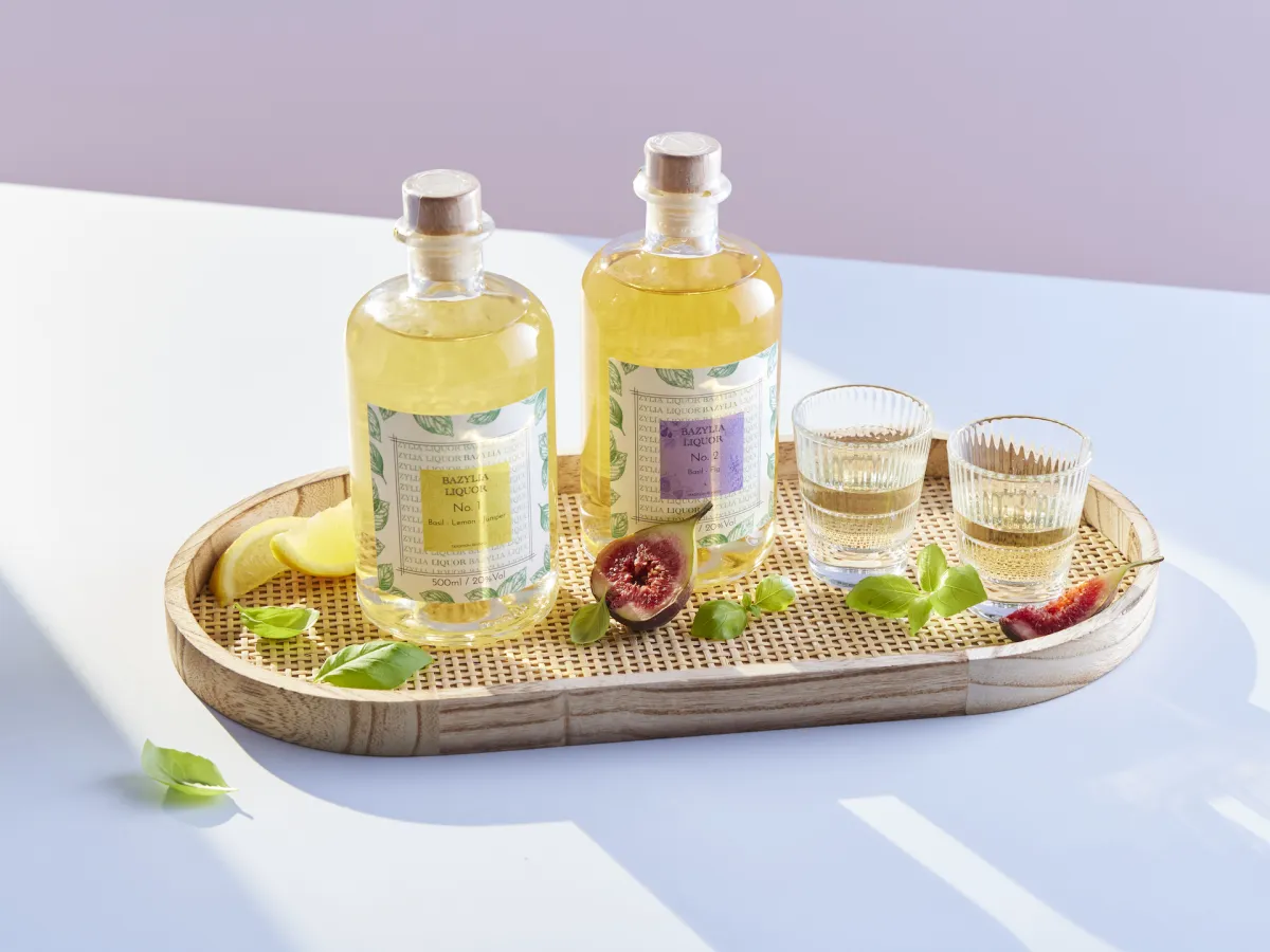 Basil Liqueur No. 1 & No. 2 