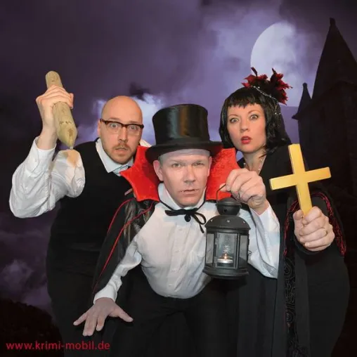 Mord mit Biss! Krimi-Dinner als Halloween-Special in der Berliner Arminius Markthalle Bild: Mord mit Biss! Krimi-Dinner als Halloween-Special in der Berliner Arminius Markthalle