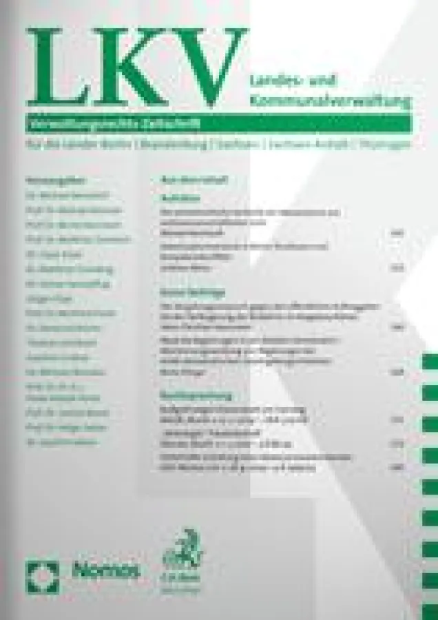 Landes- und Kommunalverwaltung (LKV)