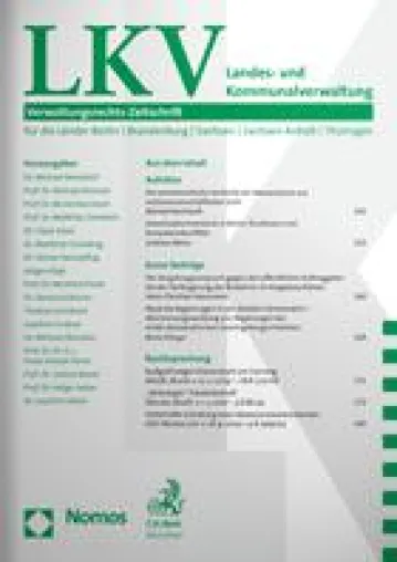 Bild: Nomos Zeitschrift LKV feiert 25. Geburtstag