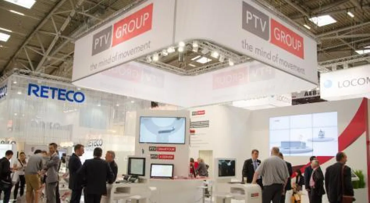 PTV Group mit neuem Konzept auf der transport logistic 2015 in München. Bild: Telematik-Markt.de