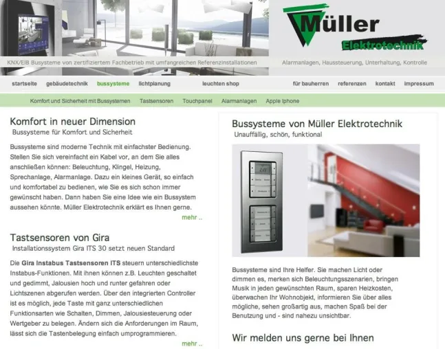 Bild: Gebäudetechnik und Bussysteme - Elektrotechnikfachbetrieb aus Landau und Edenkoben mit neuer Webseite