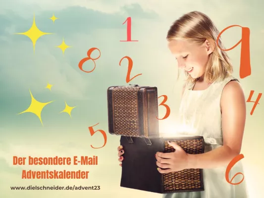 Bild: Ein besonderer Adventskalender:  Zufriedenheit statt Schokolade mit 24 E-Mail-Impulsen  