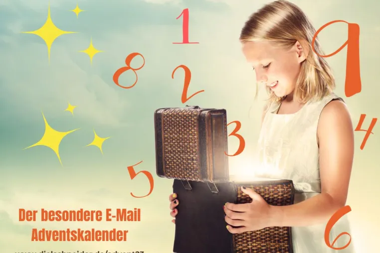 Bild: Ein besonderer Adventskalender:  Zufriedenheit statt Schokolade mit 24 E-Mail-Impulsen  