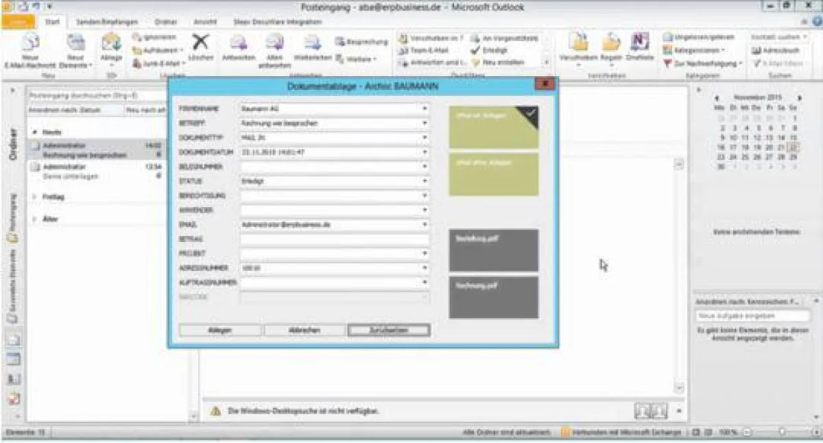 Mit einem Klick im Archiv: Revisionssicheres Dokumentenmanagement mit dem neuen Ou