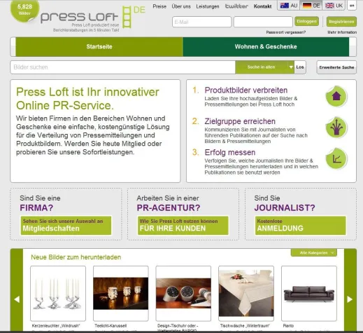 Wir möchten vorstellen... Press Loft Deutschland Bild: Wir möchten vorstellen... Press Loft Deutschland