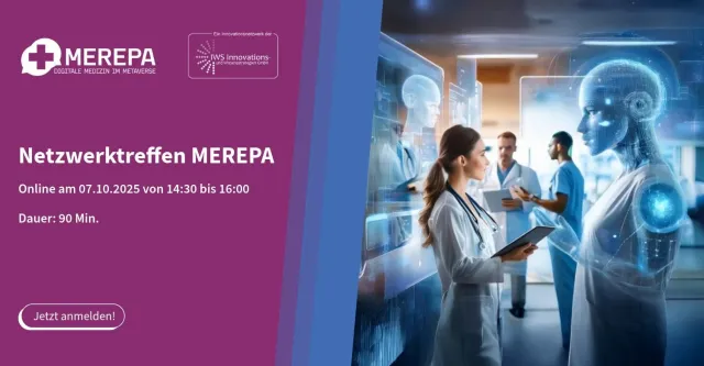 Bild: Patientenversorgung der Zukunft im Metaverse – Einladung zum MEREPA-Netzwerktreffen am 07.10.2025