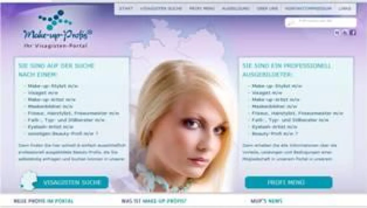 Make-up-Profis - Ihr Visagistenportal