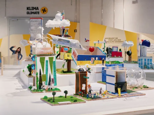 Bild: SuperCity 3000 – Kinder entwerfen die Stadt der Zukunft: Neue Sonderausstellung im Deutschen Technikmuseum