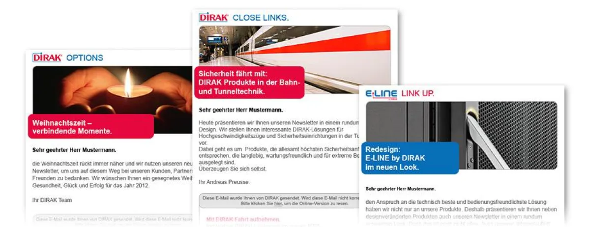 Newsletter DIRAK