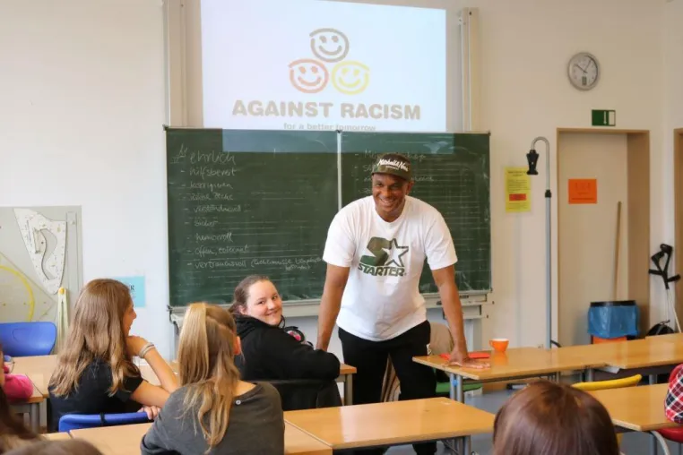 Respekt-Projekttag mit „2schneidig“ in München Bild: Respekt-Projekttag mit „2schneidig“ in München
