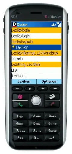 Bild: Der Duden für Microsoft Smartphones