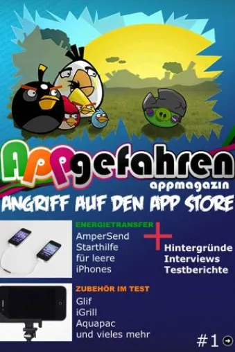 Für iPhone und iPad: Digitales appMagazin stürmt die Charts Bild: Für iPhone und iPad: Digitales appMagazin stürmt die Charts