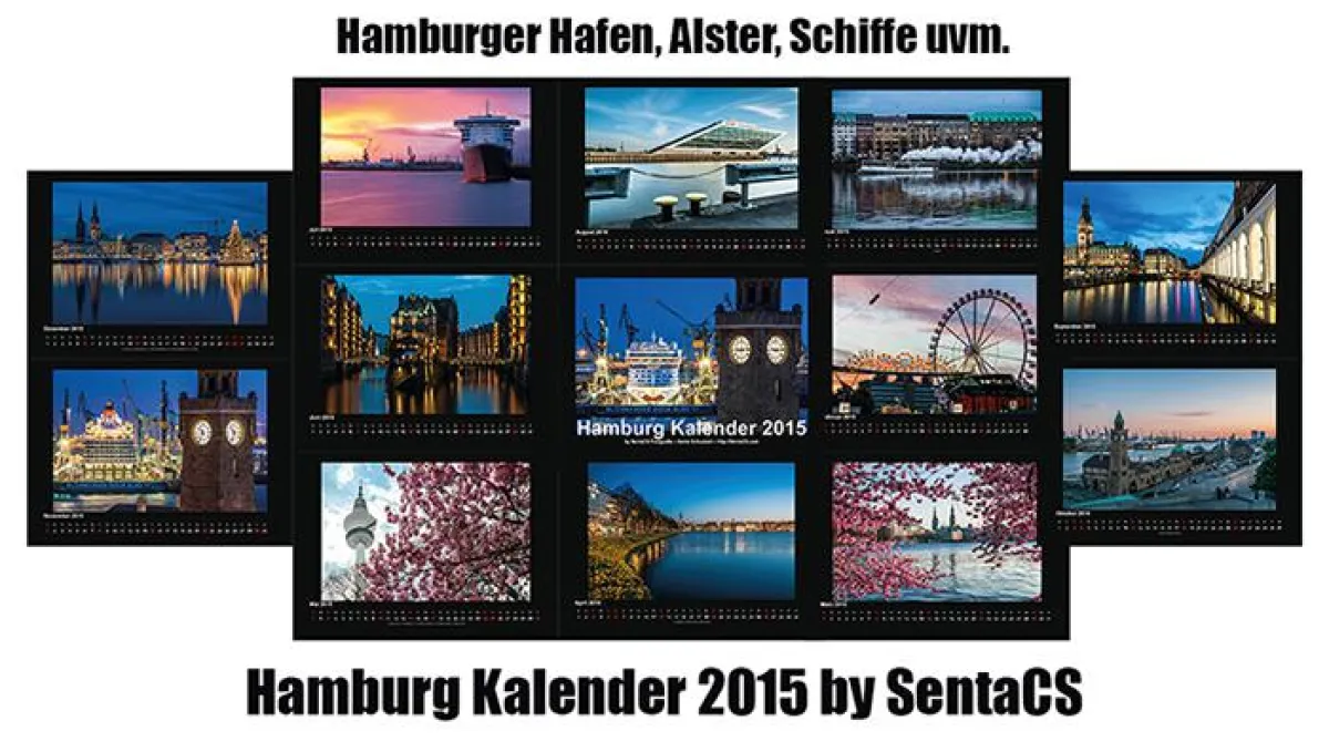HAMBURG Kalender 2015 by SentaCS