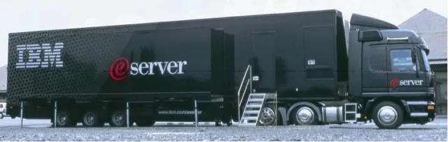 Bild: IBM eServer Truck in Frankfurt: oxaion mit an Bord