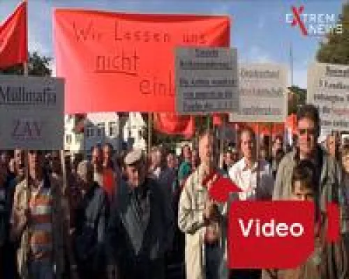 Bild: Vogelsberger Müllrebellen übergeben über 7.000 Unterschriften